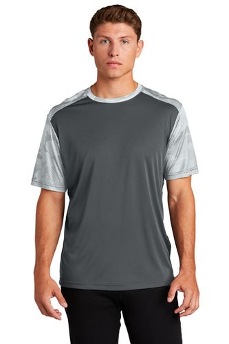 MEN'S Sport-Tek CamoHex Colorblock Tee - ST371 front image thumbnail