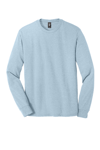 UNISEX District Made Perfect Tri Long Sleeve Tee - DM132 front image thumbnail
