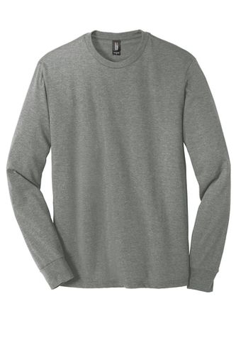 UNISEX District Made Perfect Tri Long Sleeve Tee - DM132 front image thumbnail