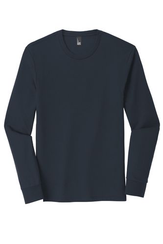 UNISEX District Made Perfect Tri Long Sleeve Tee - DM132 front image thumbnail