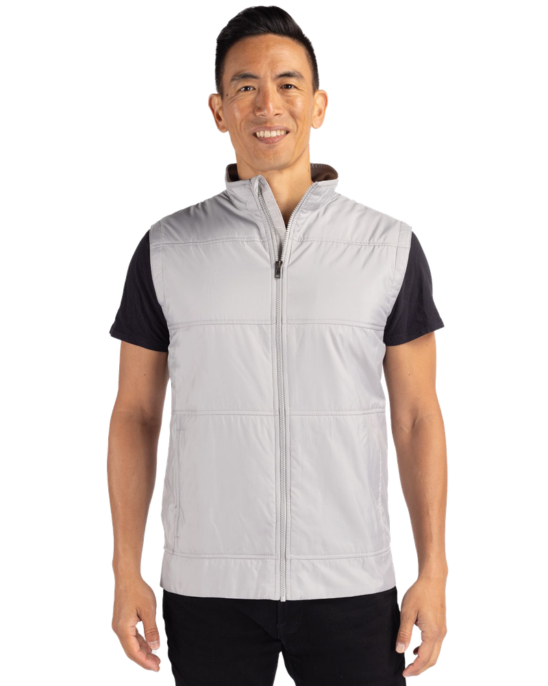 MEN'S BIG & TALL Cutter & Buck Stealth Hybrid Quilted Windbreaker Vest - BCC00008 primary image