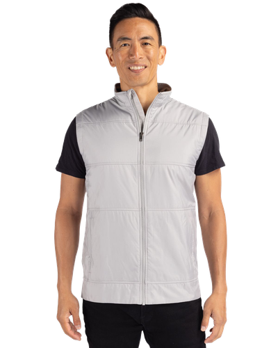 MEN'S BIG & TALL Cutter & Buck Stealth Hybrid Quilted Windbreaker Vest - BCC00008 image thumbnail