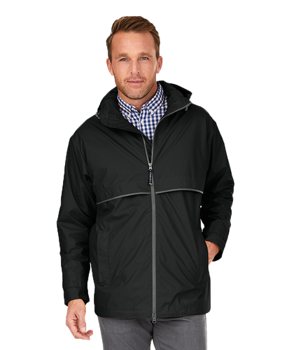 MEN'S Charles River New Englander Rain Jacket - 9199 image thumbnail