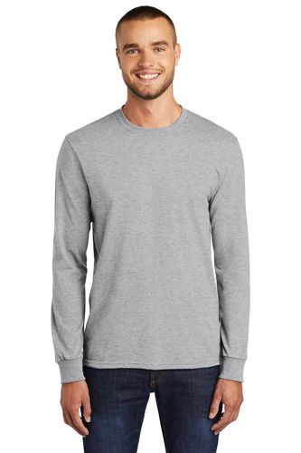 MEN'S BIG & TALL Port & Co Long Sleeve Core Blend Tee - PC55LST Front image thumbnail