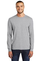 Image of MEN'S BIG & TALL Port & Co Long Sleeve Core Blend Tee - PC55LST Front