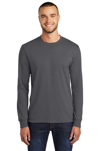 MEN'S BIG & TALL Port & Co Long Sleeve Core Blend Tee - PC55LST Front image thumbnail
