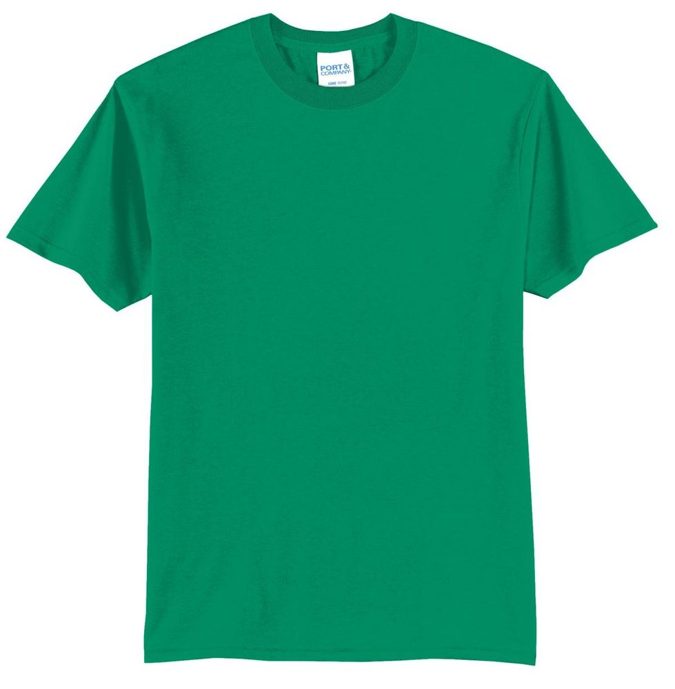 MEN'S BIG & TALL Port & Co Core Blend Tee - PC55T Front primary image