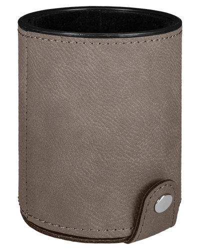 Grey Leatherette Dice Cup with 5 Dice - GFT1020 image thumbnail