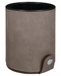 Image of Grey Leatherette Dice Cup with 5 Dice - GFT1020