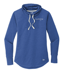 Image of Ladies Sueded Cotton Blend Cowl Tee