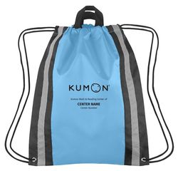 Image of Reflective Drawstring Backpack