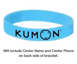 Image of 1/2" Youth Silicone Wristband