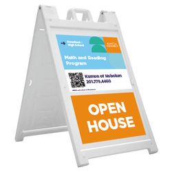 Image of Kumon Connect A-Frame Sign Kit