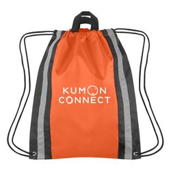 Image of Kumon Connect Reflective Drawstring Backpack 