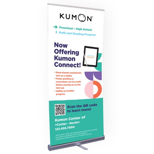 Kumon Connect 33.5" Economy Plus Retractor Replacement Banner image thumbnail