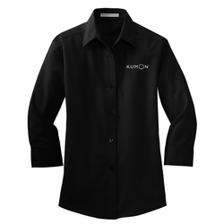 Image of Ladies 3/4 Sleeve Dress Shirt