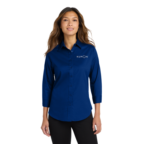Ladies 3/4 Sleeve Dress Shirt image thumbnail
