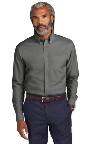 Brooks Brothers Wrinkle-Free Stretch Pinpoint Shirt BB18000 image thumbnail