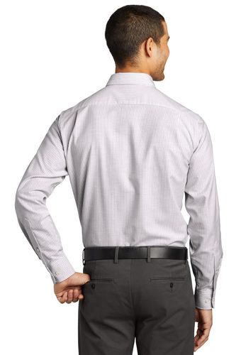 Port Authority SuperPro Oxford Stripe Shirt. W657 image thumbnail Port Authority SuperPro Oxford Stripe Shirt. W657 image thumbnail