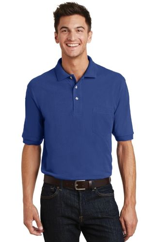Port Authority Heavyweight Cotton Pique Polo with Pocket. K420P image thumbnail Port Authority Heavyweight Cotton Pique Polo with Pocket. K420P image thumbnail