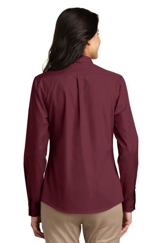 Port Authority Ladies Long Sleeve Carefree Poplin Shirt. LW100 image thumbnail