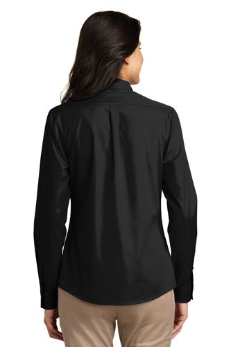 Port Authority Ladies Long Sleeve Carefree Poplin Shirt. LW100 image thumbnail