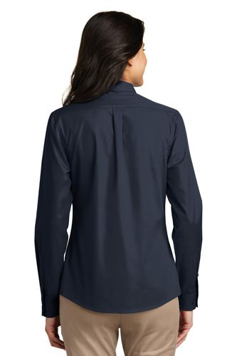Port Authority Ladies Long Sleeve Carefree Poplin Shirt. LW100 image thumbnail