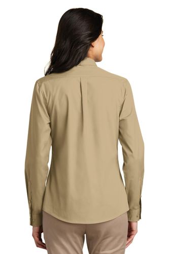 Port Authority Ladies Long Sleeve Carefree Poplin Shirt. LW100 image thumbnail
