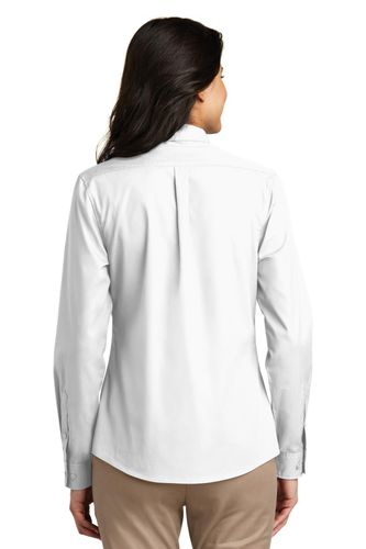 Port Authority Ladies Long Sleeve Carefree Poplin Shirt. LW100 image thumbnail