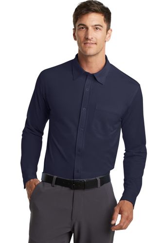 Port Authority Dimension Knit Dress Shirt. K570 image thumbnail