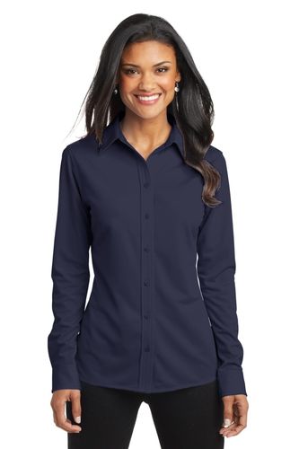 Port Authority Ladies Dimension Knit Dress Shirt. L570 image thumbnail