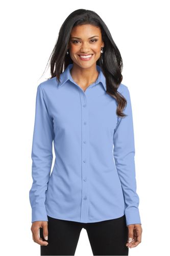 Port Authority Ladies Dimension Knit Dress Shirt. L570 image thumbnail