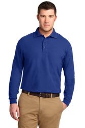 Image of Port Authority Silk Touch Long Sleeve Polo. K500LS