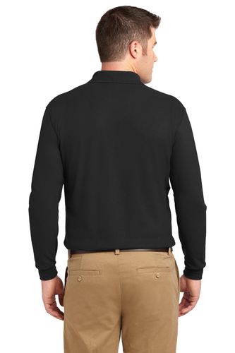 Port Authority Silk Touch Long Sleeve Polo. K500LS image thumbnail