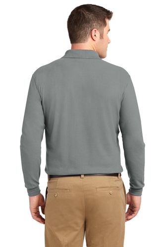 Port Authority Silk Touch Long Sleeve Polo. K500LS image thumbnail