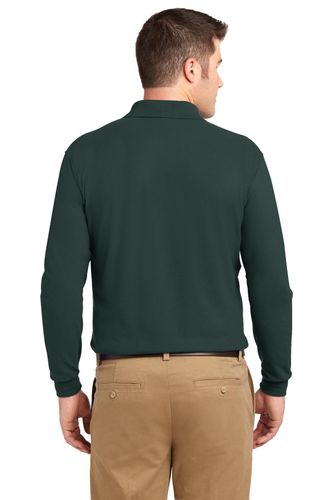 Port Authority Silk Touch Long Sleeve Polo. K500LS image thumbnail