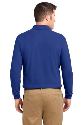 Port Authority Silk Touch Long Sleeve Polo. K500LS image thumbnail