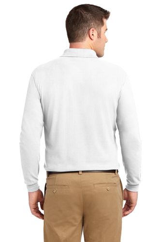 Port Authority Silk Touch Long Sleeve Polo. K500LS image thumbnail