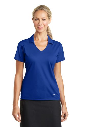 Nike Ladies Dri-FIT Vertical Mesh Polo. 637165 image thumbnail