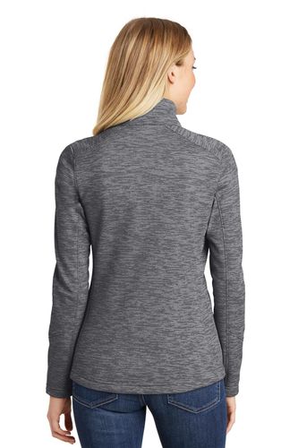 Port Authority Ladies Digi Stripe Fleece Jacket. L231 image thumbnail