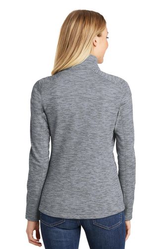 Port Authority Ladies Digi Stripe Fleece Jacket. L231 image thumbnail