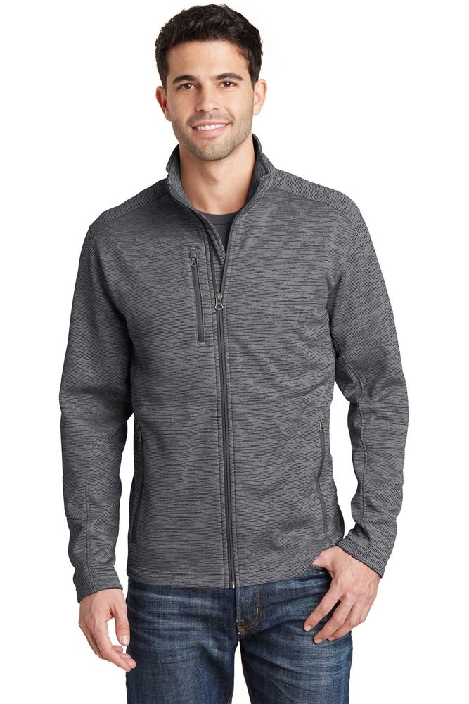 Port Authority Digi Stripe Fleece Jacket. F231 primary image