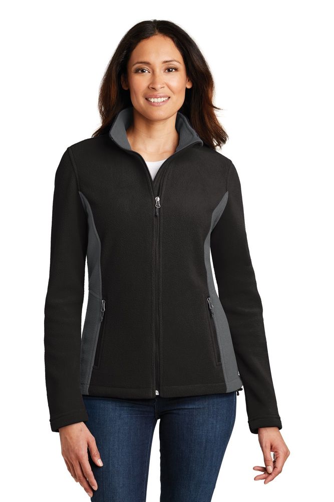 Port Authority Ladies Colorblock Value Fleece Jacket. L216 primary image