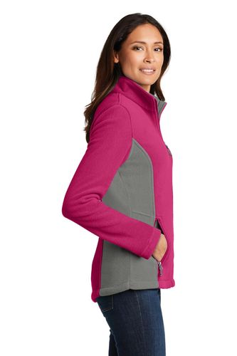 Port Authority Ladies Colorblock Value Fleece Jacket. L216 image thumbnail
