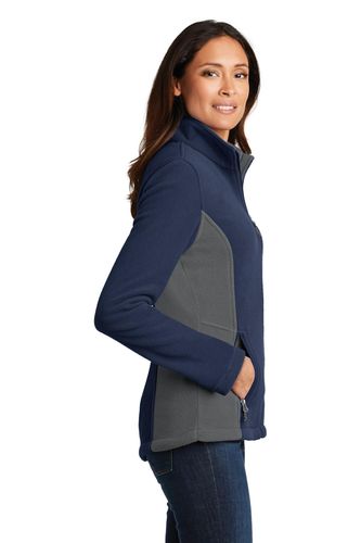 Port Authority Ladies Colorblock Value Fleece Jacket. L216 image thumbnail
