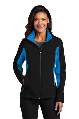 Port Authority Ladies Core Colorblock Soft Shell Jacket. L318 image thumbnail Port Authority Ladies Core Colorblock Soft Shell Jacket. L318 image thumbnail