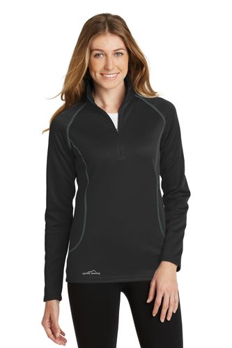 Eddie Bauer Ladies Smooth Fleece 1/2-Zip. EB237 image thumbnail