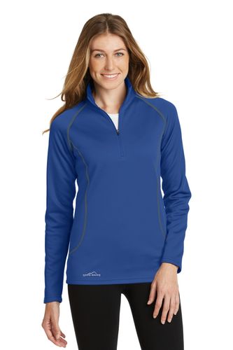 Eddie Bauer Ladies Smooth Fleece 1/2-Zip. EB237 image thumbnail