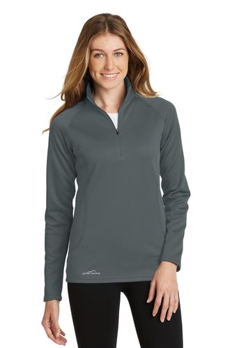 Eddie Bauer Ladies Smooth Fleece 1/2-Zip. EB237 image thumbnail