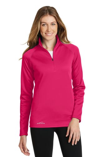 Eddie Bauer Ladies Smooth Fleece 1/2-Zip. EB237 image thumbnail